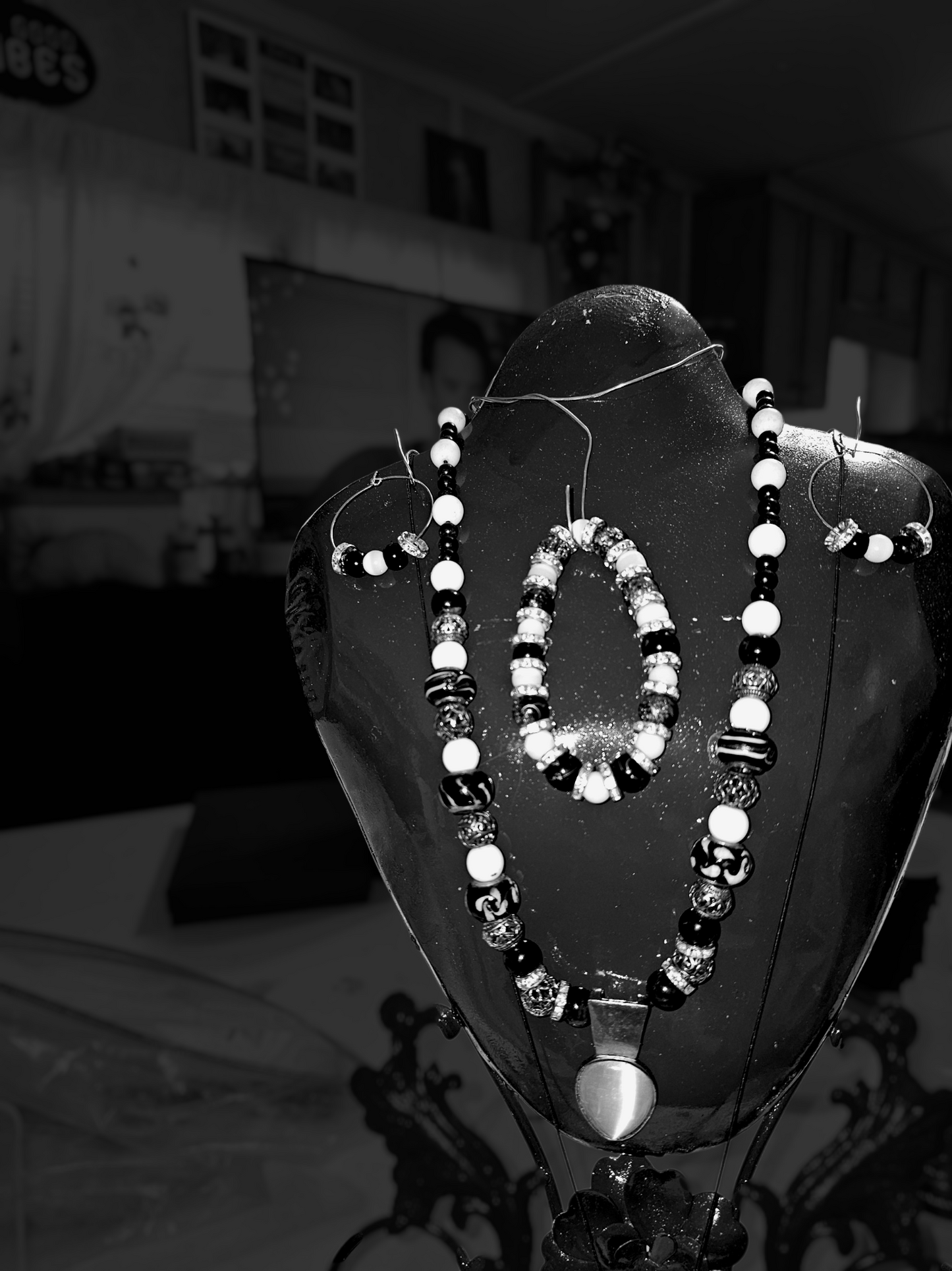 Necklace, Earrings & Bracelet