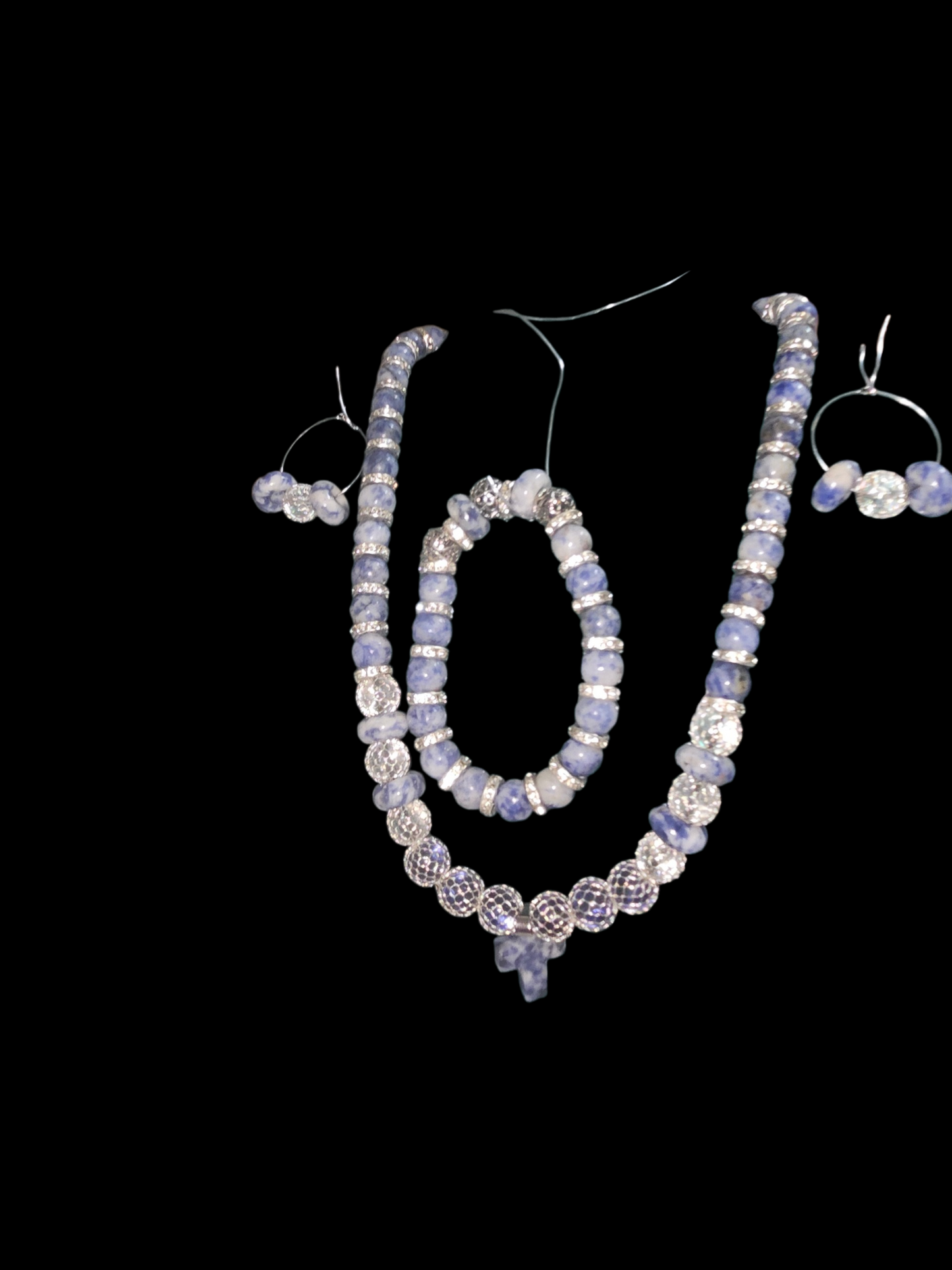 Necklace, Earrings & Bracelet