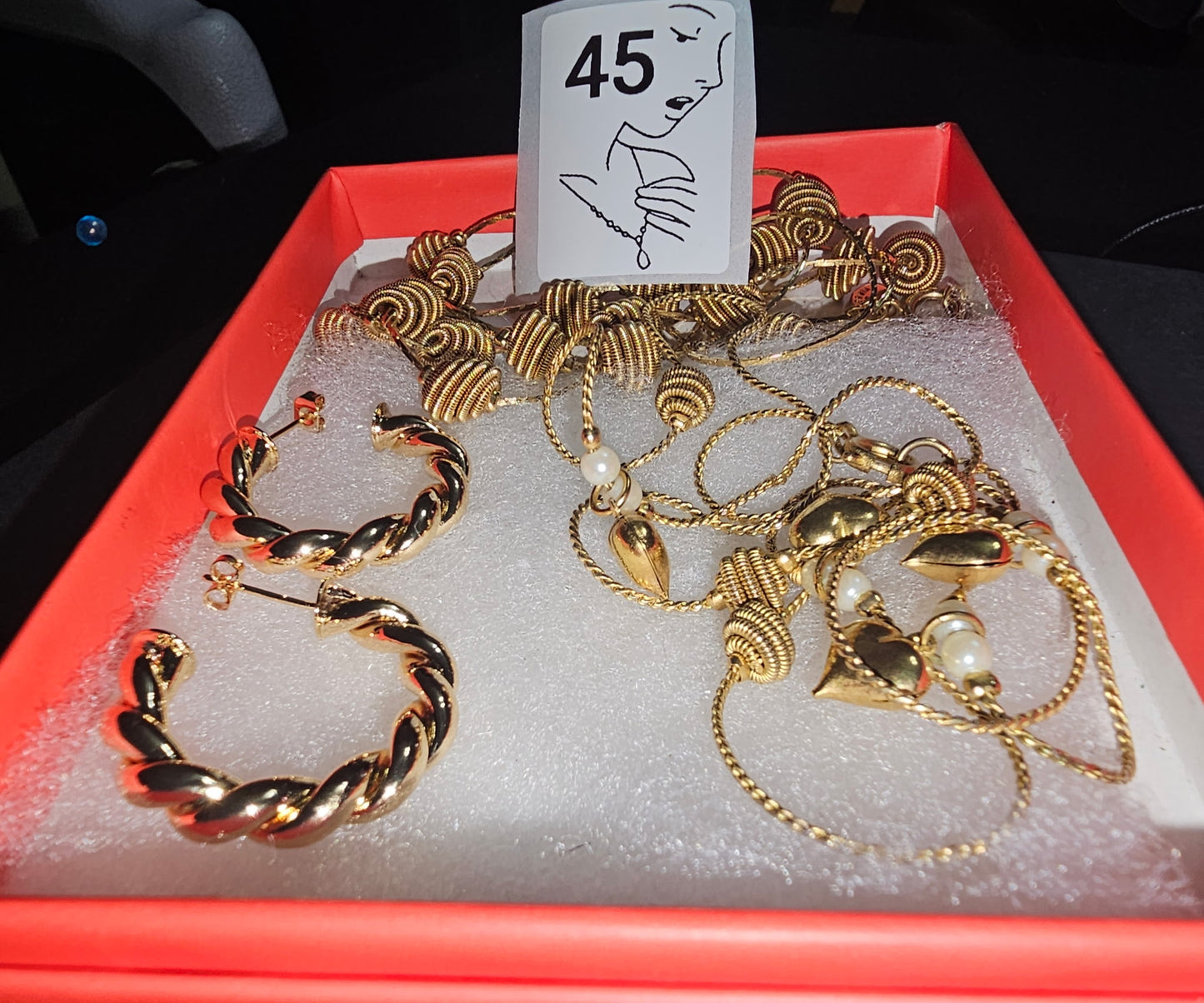 Necklace, Earrings & Bracelet