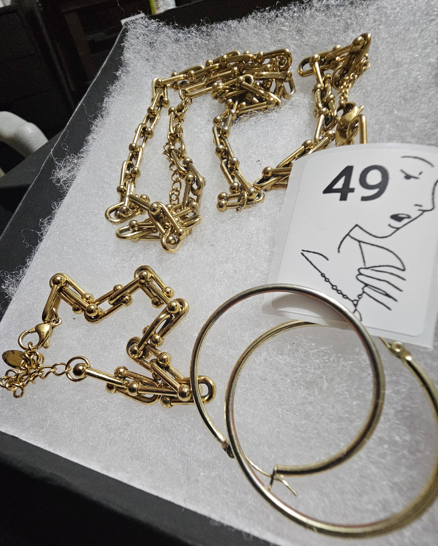 Necklace, Earrings & Bracelet