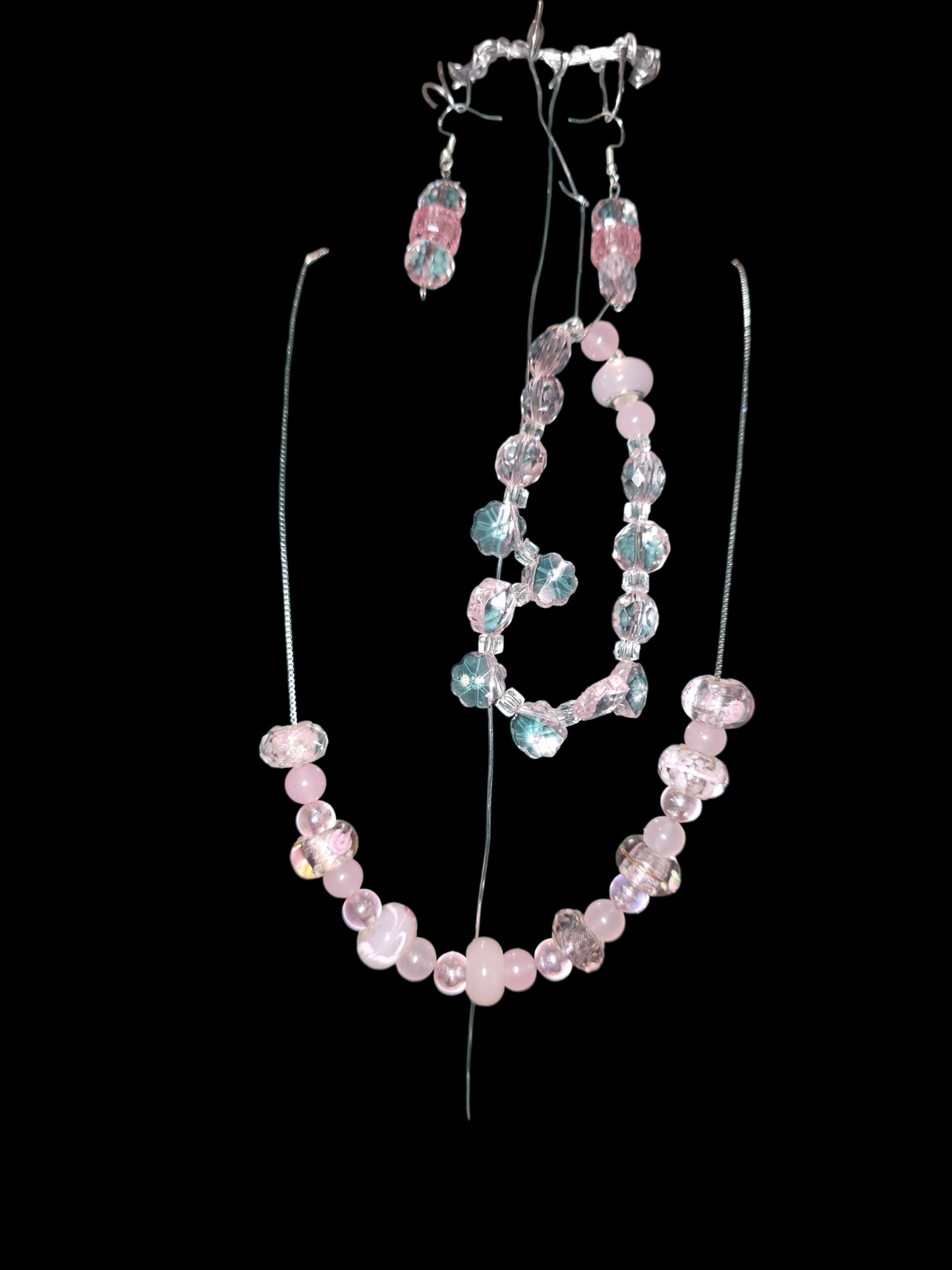 Necklace, Earrings & Bracelet