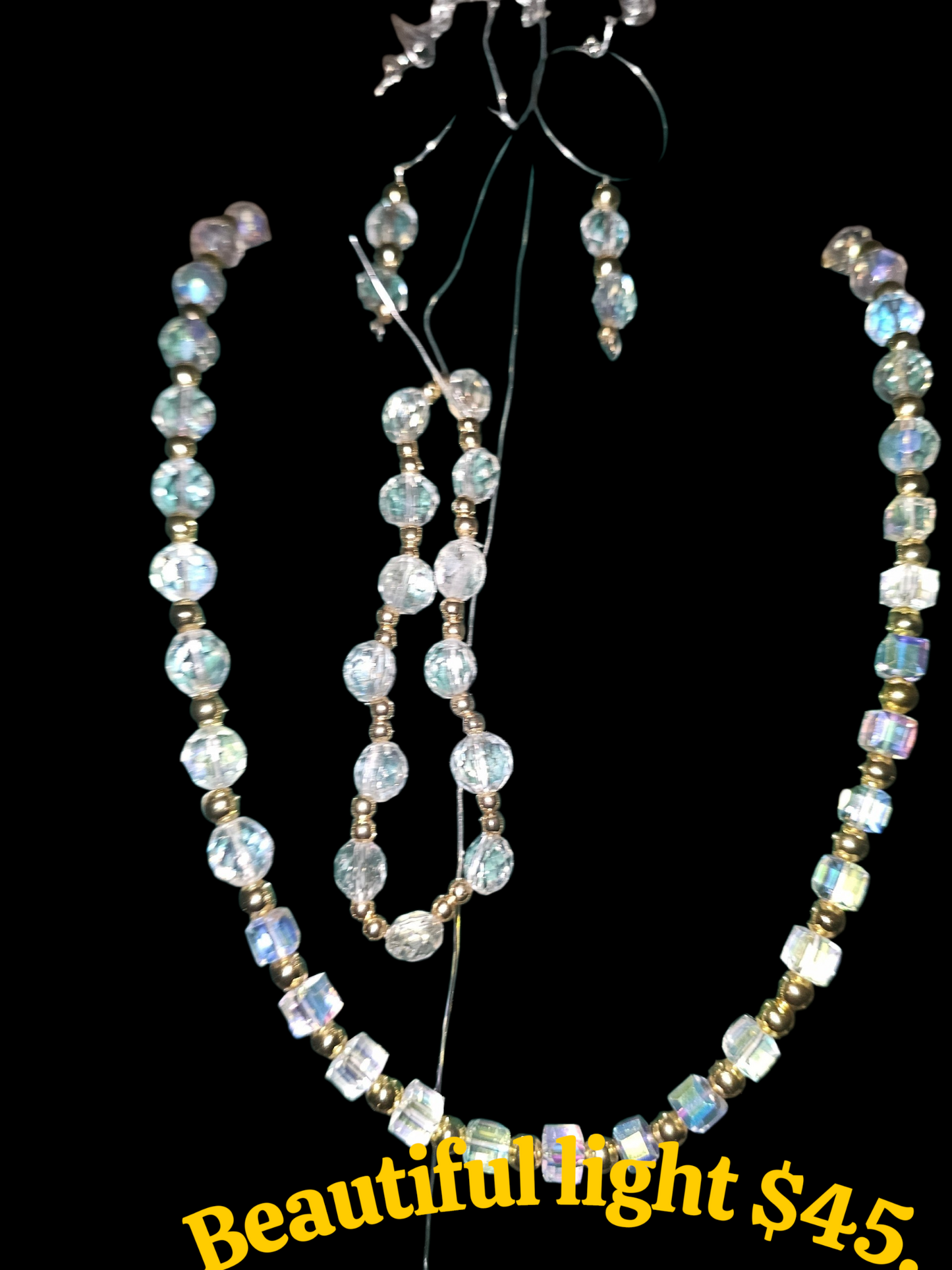 Necklace, Earrings & Bracelet